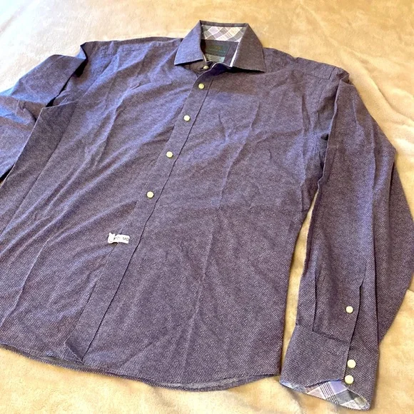 thomas dean dress shirts Purple Check Performance Sport Shirt & Co This classic boys dress shirt features crisp stripes and quality tailoring thats perfect for special occasions Thomas Dean (TD) Purple Dress